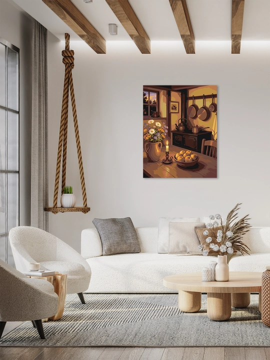 Raqamlar bo‘yicha rasm ARTERY 40x50 sm, tabiat, mevalar va natyurmort