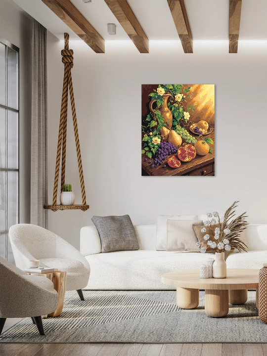Raqamlar bo‘yicha rasm ARTERY 40x50 sm, tabiat, mevalar va natyurmort