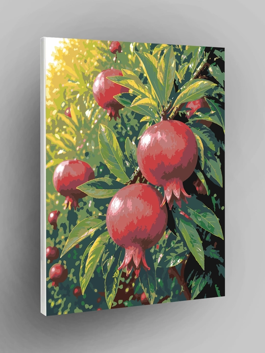 Raqamlar bo‘yicha rasm ARTERY 40x50 sm, tabiat, mevalar va natyurmort