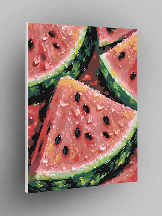 Raqamlar bo‘yicha rasm ARTERY 40x50 sm, tabiat, mevalar va natyurmort