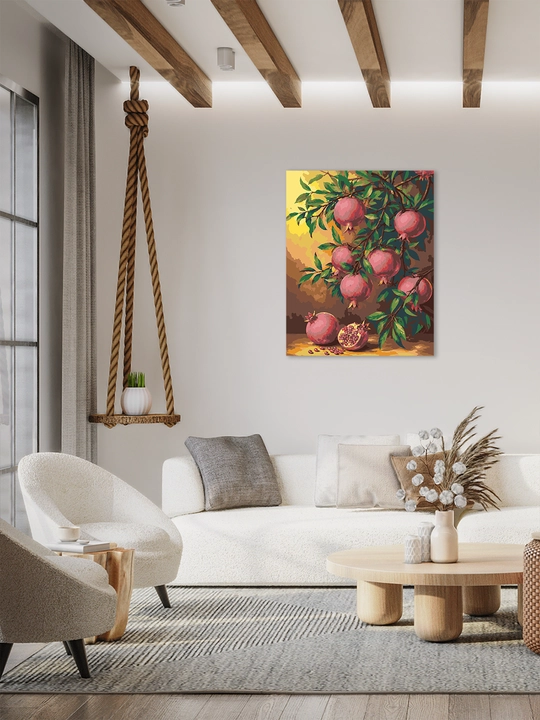 Raqamlar bo‘yicha rasm ARTERY 40x50 sm, tabiat, mevalar va natyurmort