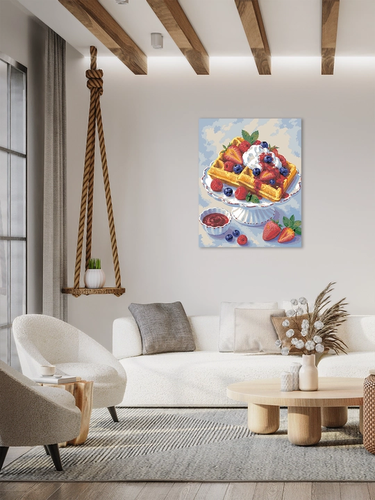 Raqamlar bo‘yicha rasm ARTERY 40x50 sm, tabiat, mevalar va natyurmort