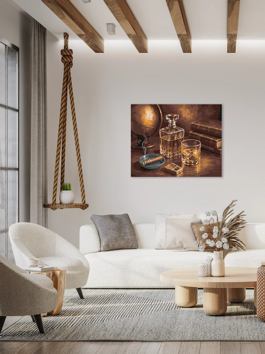 Raqamlar bo‘yicha rasm ARTERY 40x50 sm, tabiat, mevalar va natyurmort