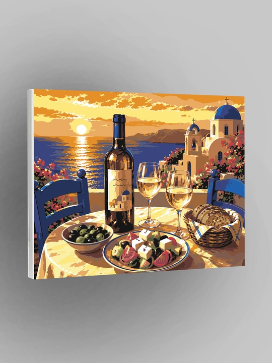 Raqamlar bo‘yicha rasm ARTERY 40x50 sm, tabiat, mevalar va natyurmort