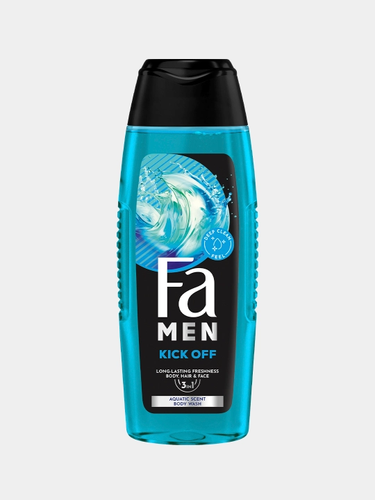 Гель для душа Fa Men SG Kick Off 3 в 1, 250 мл