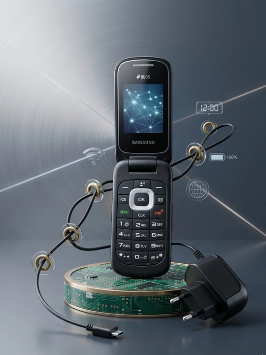 Samsung Duos tugmali buklama mobil telefoni