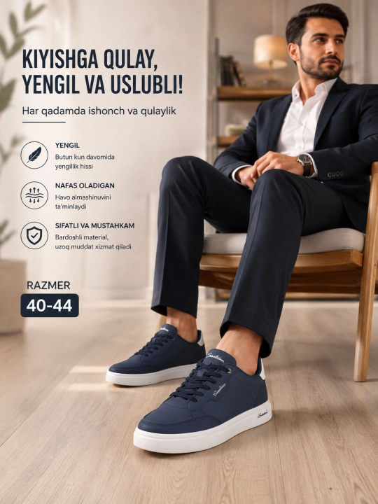 Erkaklar uchun kundalik krossovkalar - 