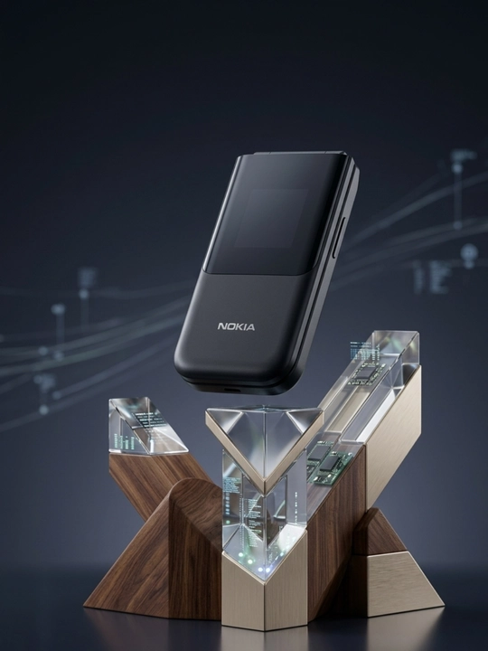 Nokia bukiladigan tugmali mobil telefon - 