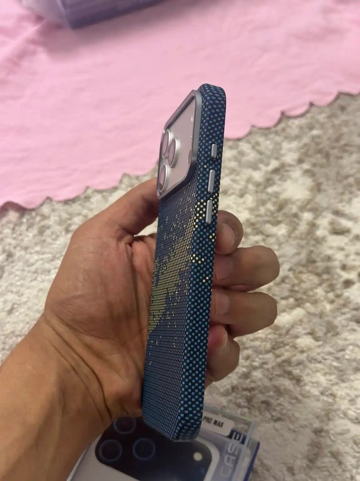 IPhone 13-17 Pro, Pro Max uchun PITAKA Ultra Slim Edge g‘ilofi, o‘ta yupqa himoya g‘ilofi