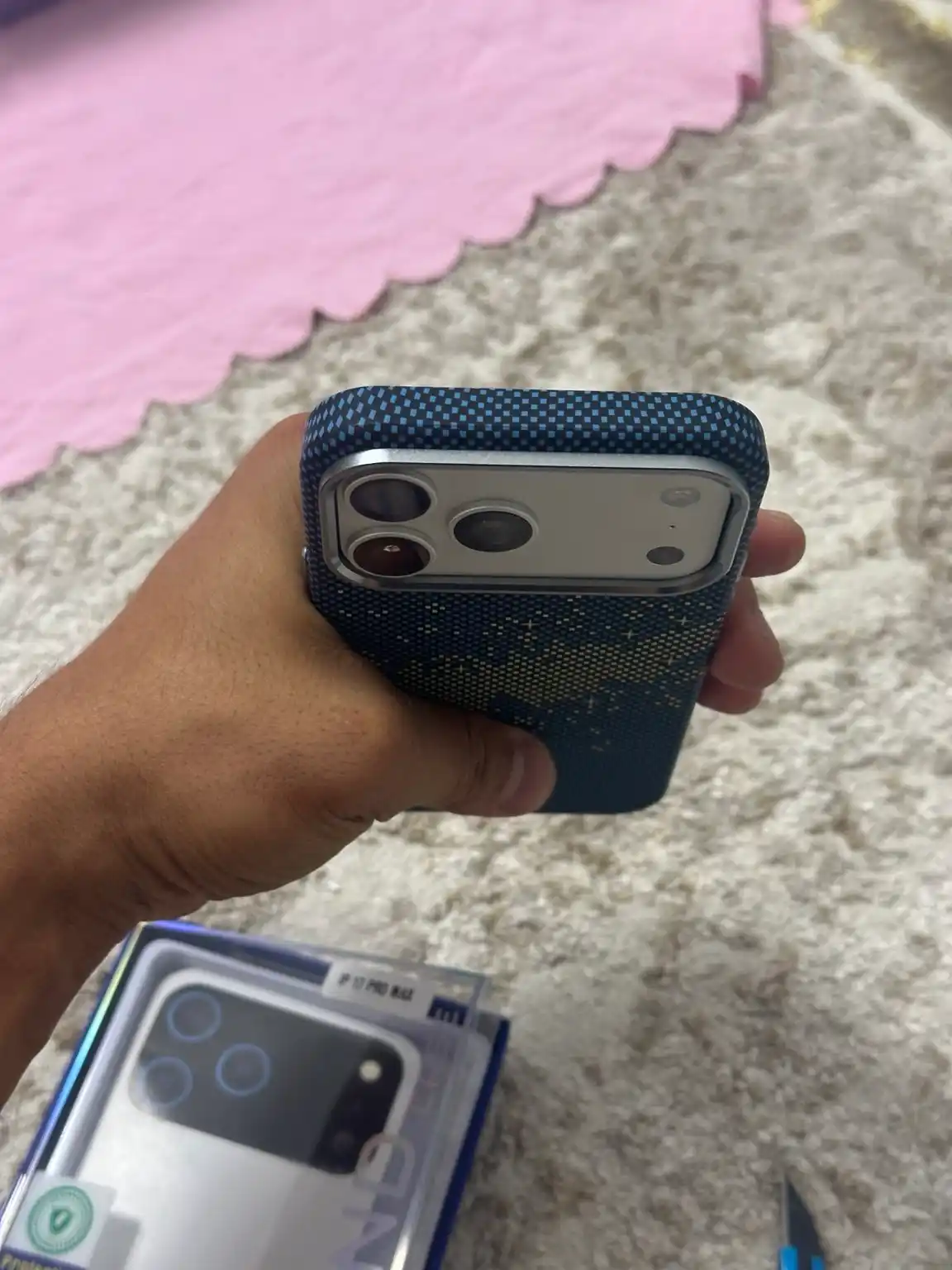 IPhone 13-17 Pro, Pro Max uchun PITAKA Ultra Slim Edge g‘ilofi, o‘ta yupqa himoya g‘ilofi