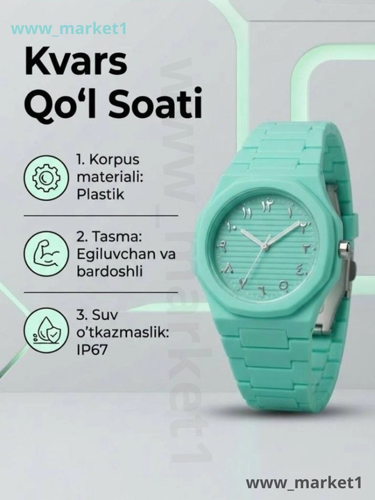 Erkaklar ayollar qo‘l soati Tiffany rangli kvars mexanizm, zamonaviy dizayn