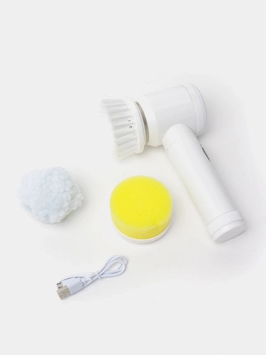 Tozalash uchun universal elektr cho'tka Magic Brush 5 tasi 1 da