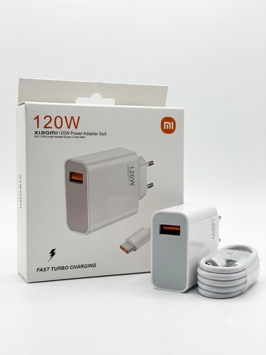Быстрое зарядное устройство Xiaomi 120W Power Adapter Suit с кабелем Type-C, Turbo Charge