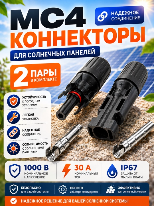 Коннектор, соединитель МС4