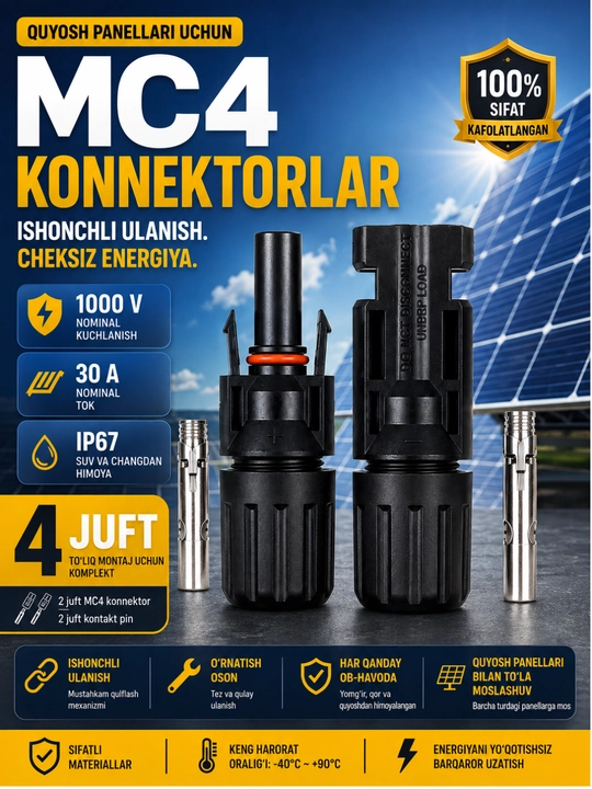 Коннектор, соединитель МС4