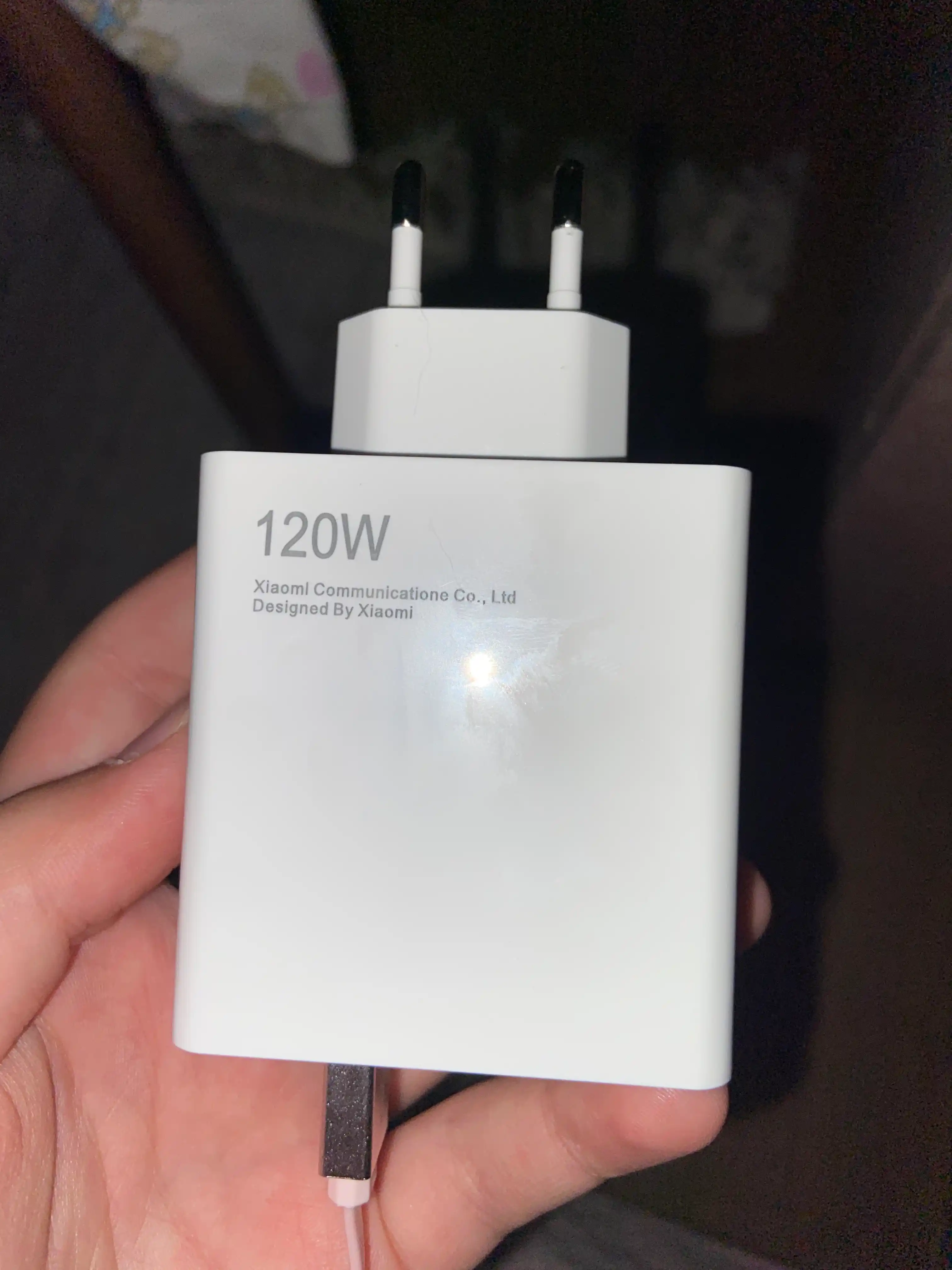 Сетевой адаптер быстрой зарядки Kingidike 120W USB-C Fast Charger EU Plug
