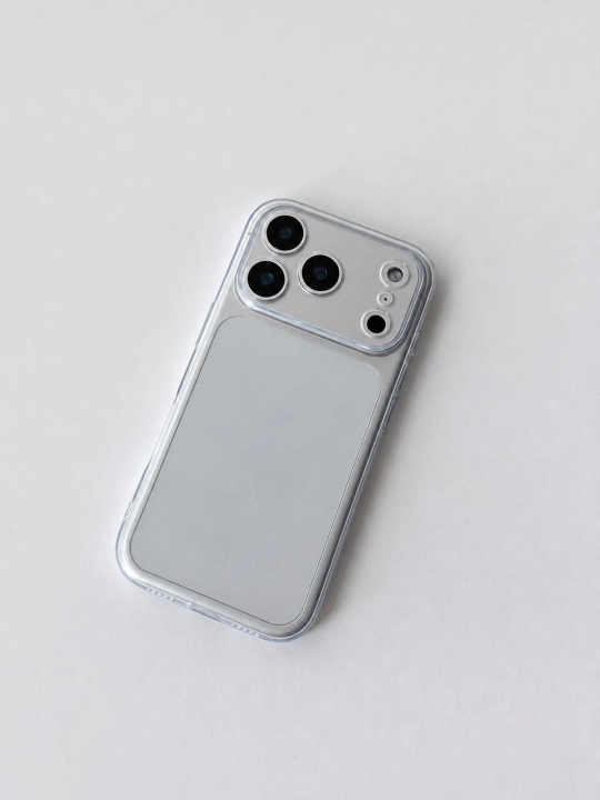 IPhone 16, 17 Pro, Pro Max uchun shaffof silikon g‘ilof