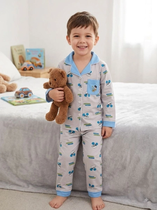 Bolalar pijamasi to'plamlari, o'g'il bolalar uchun pijama - 