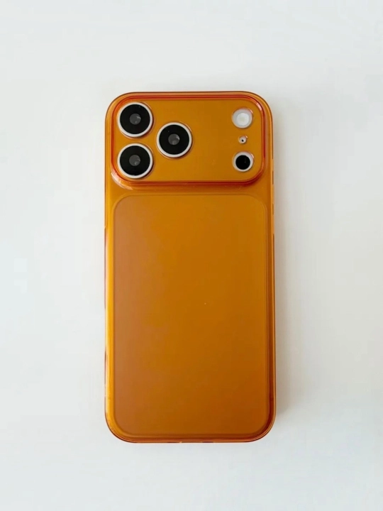IPhone 16, 17 Pro, Pro Max uchun shaffof silikon g‘ilof