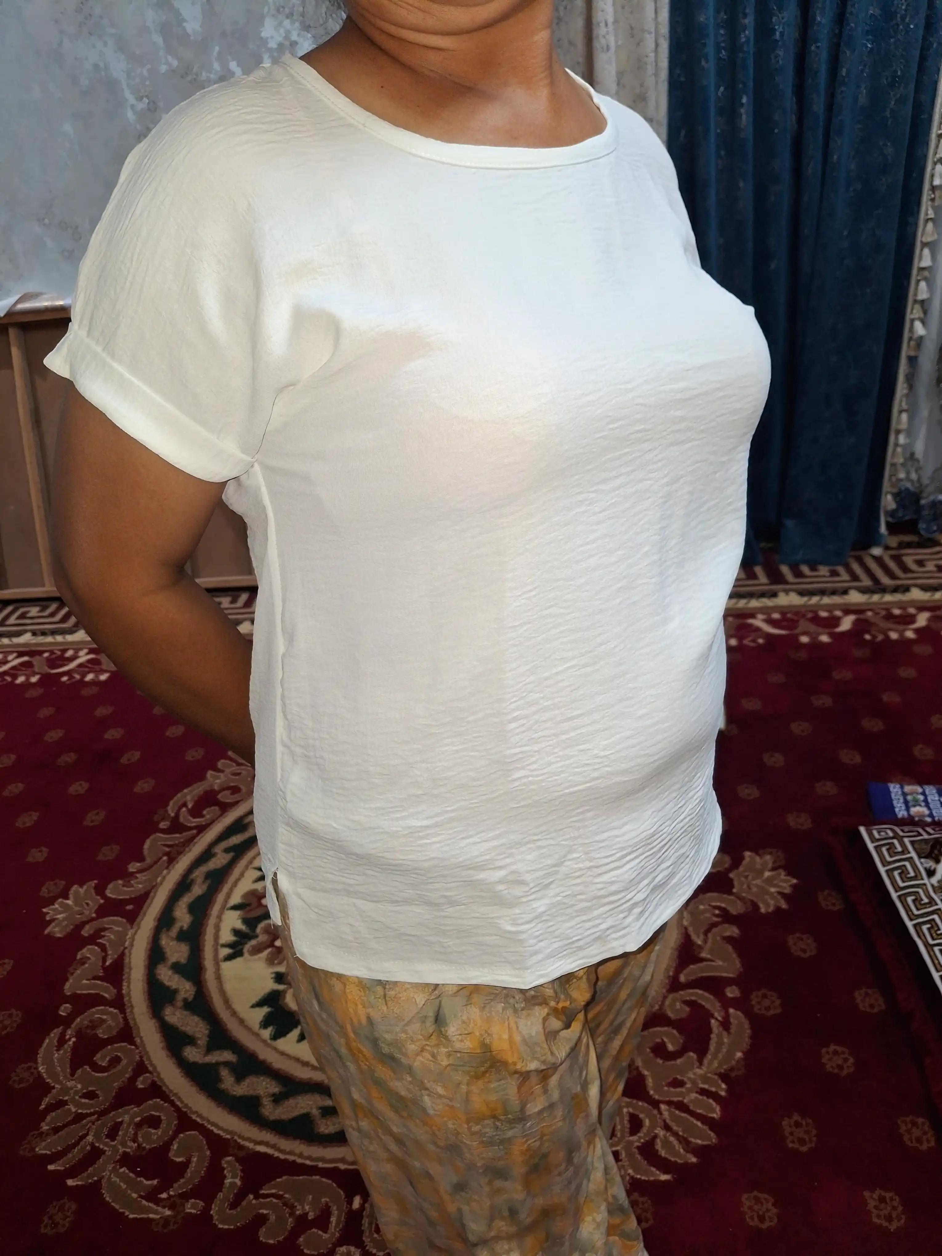 Ayollar yozgi bluzkasi Aishazar, 44-52 (M-XXL) o'lchamli kofta, koftochka ofis kundalikka