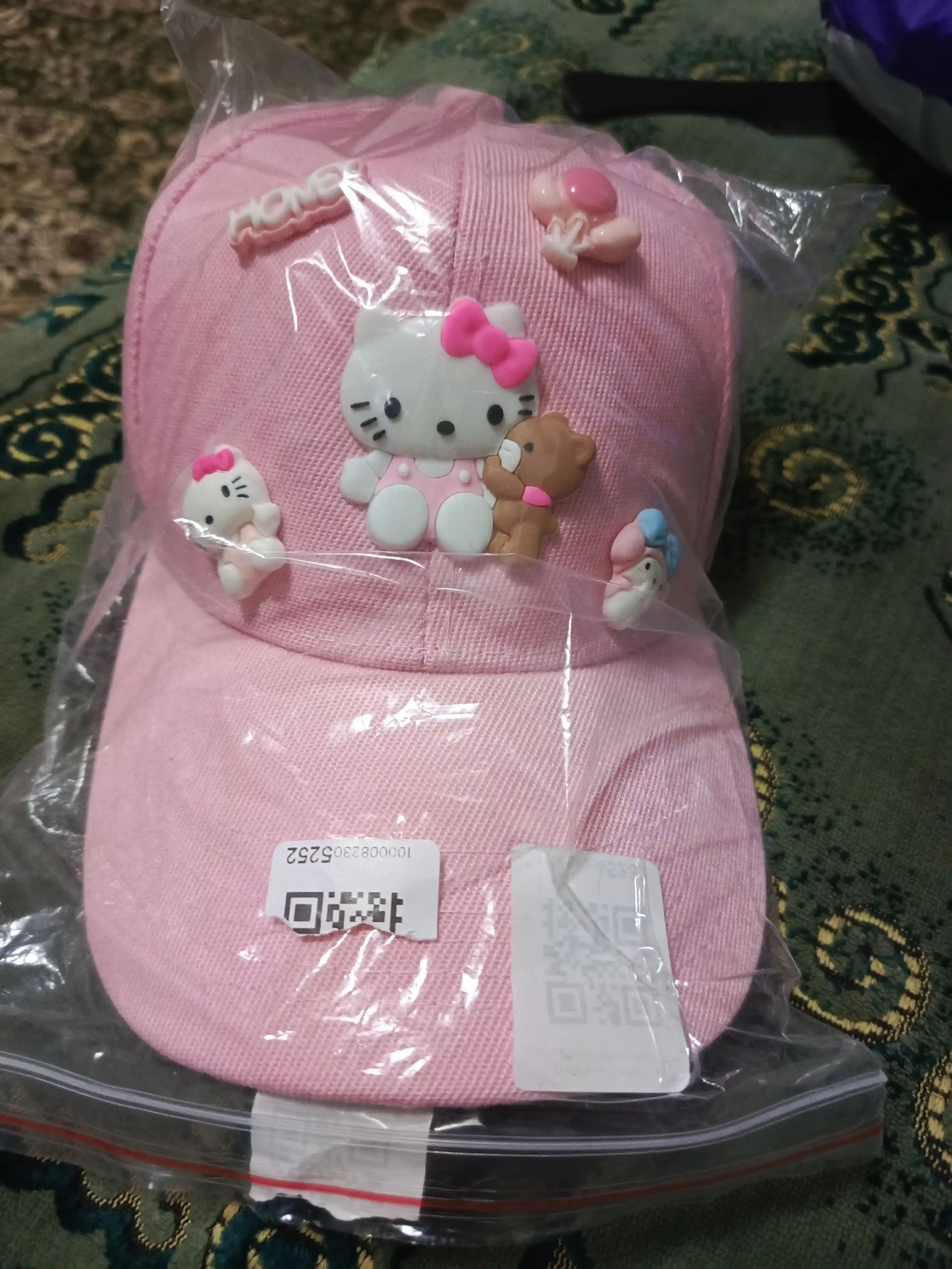Hello Kitty qizlar uchun beysbolka, bolalar kepkasi