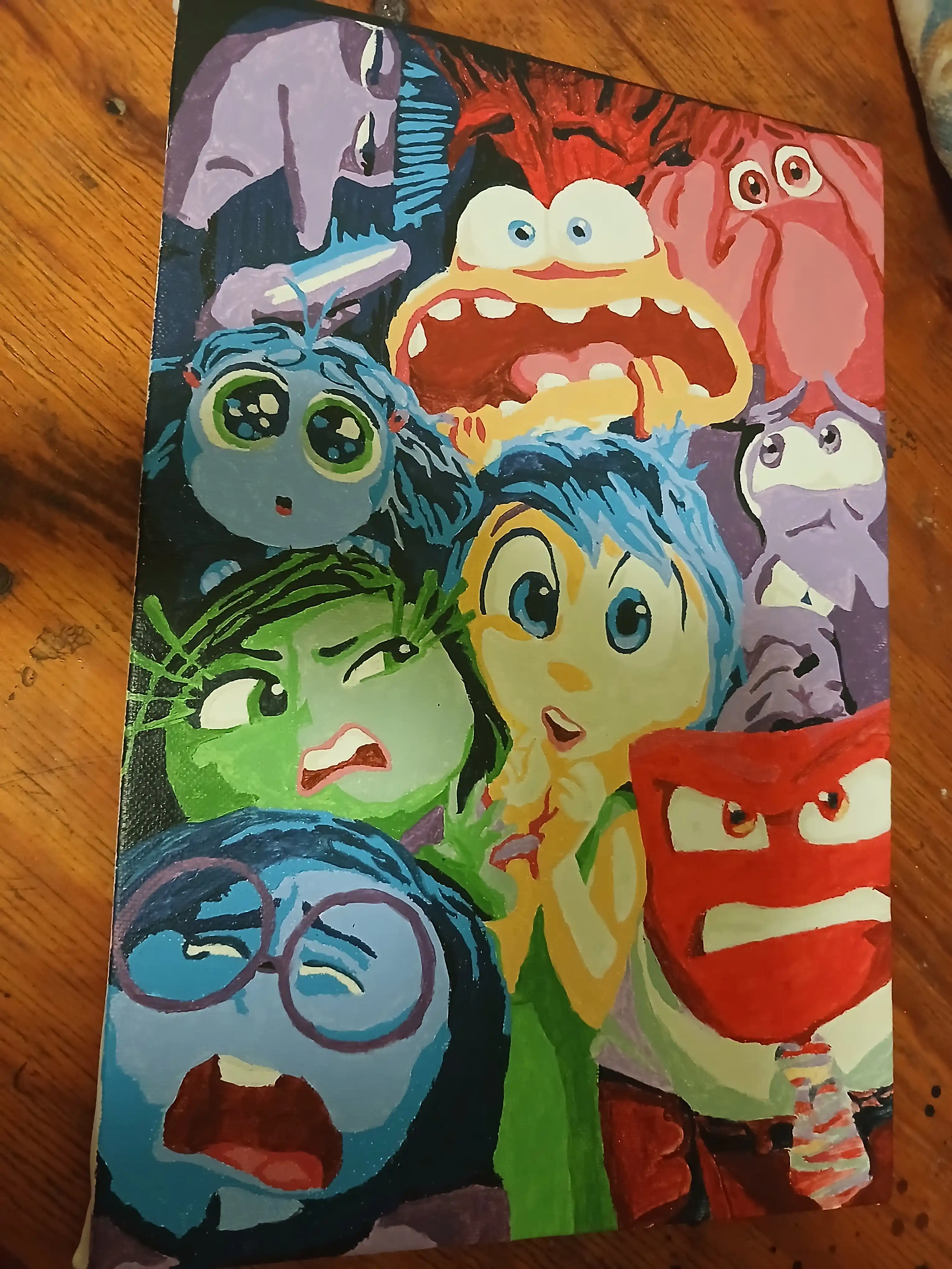 Raqam bo'yicha rasm Skystore ramkaga tortilgan, 20 * 30