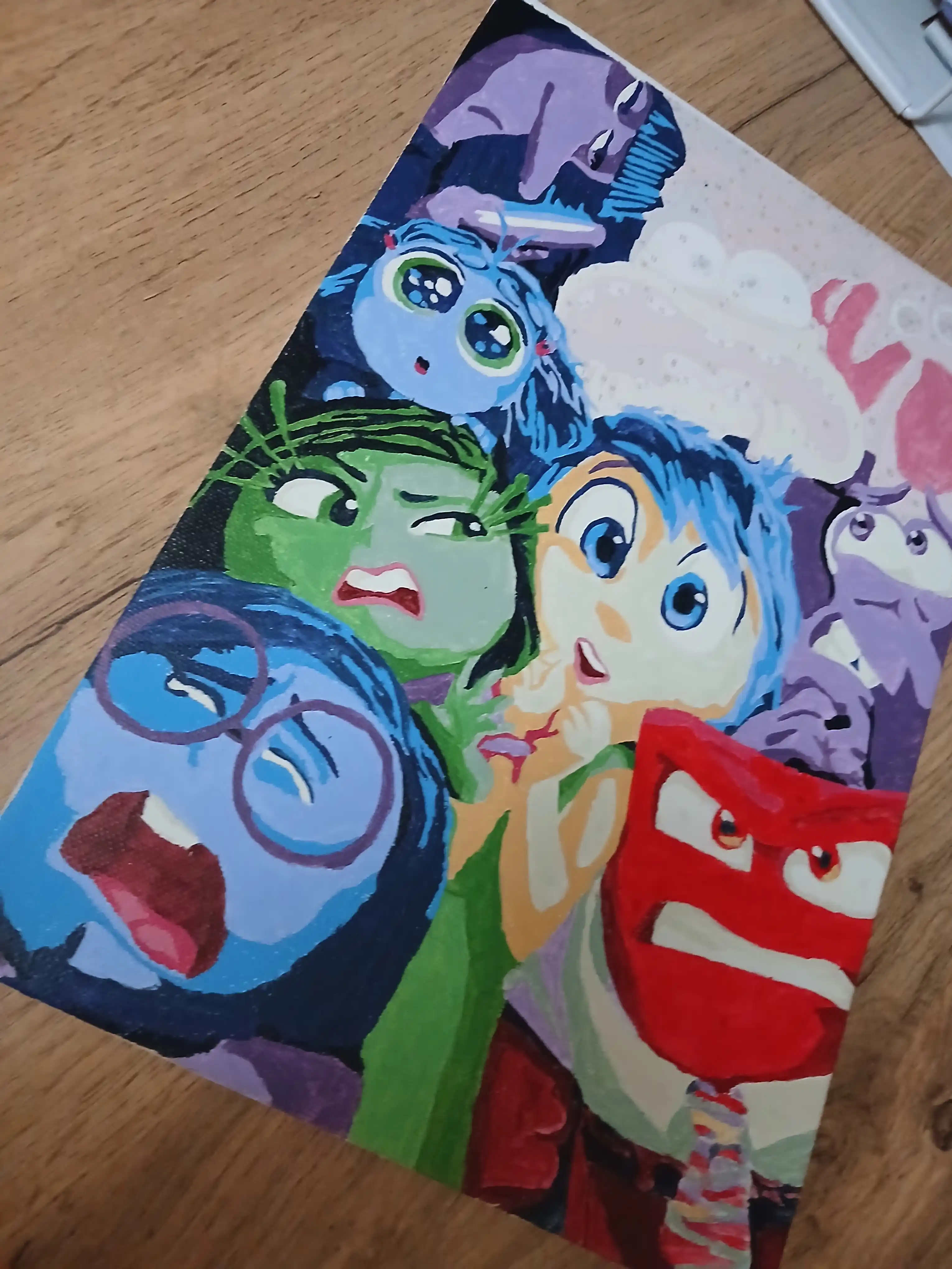 Raqam bo'yicha rasm Skystore ramkaga tortilgan, 20 * 30