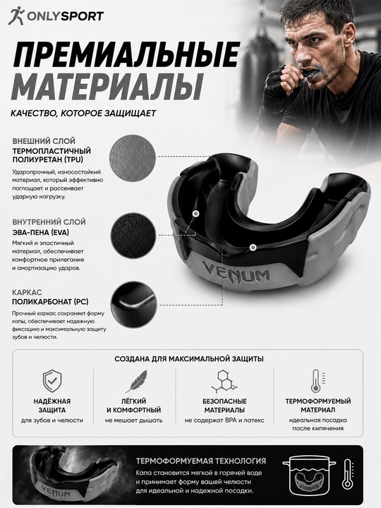 Капа, капа для зубов, спортивная капа, капа для бокса, капа для ММА, капа для единоборств