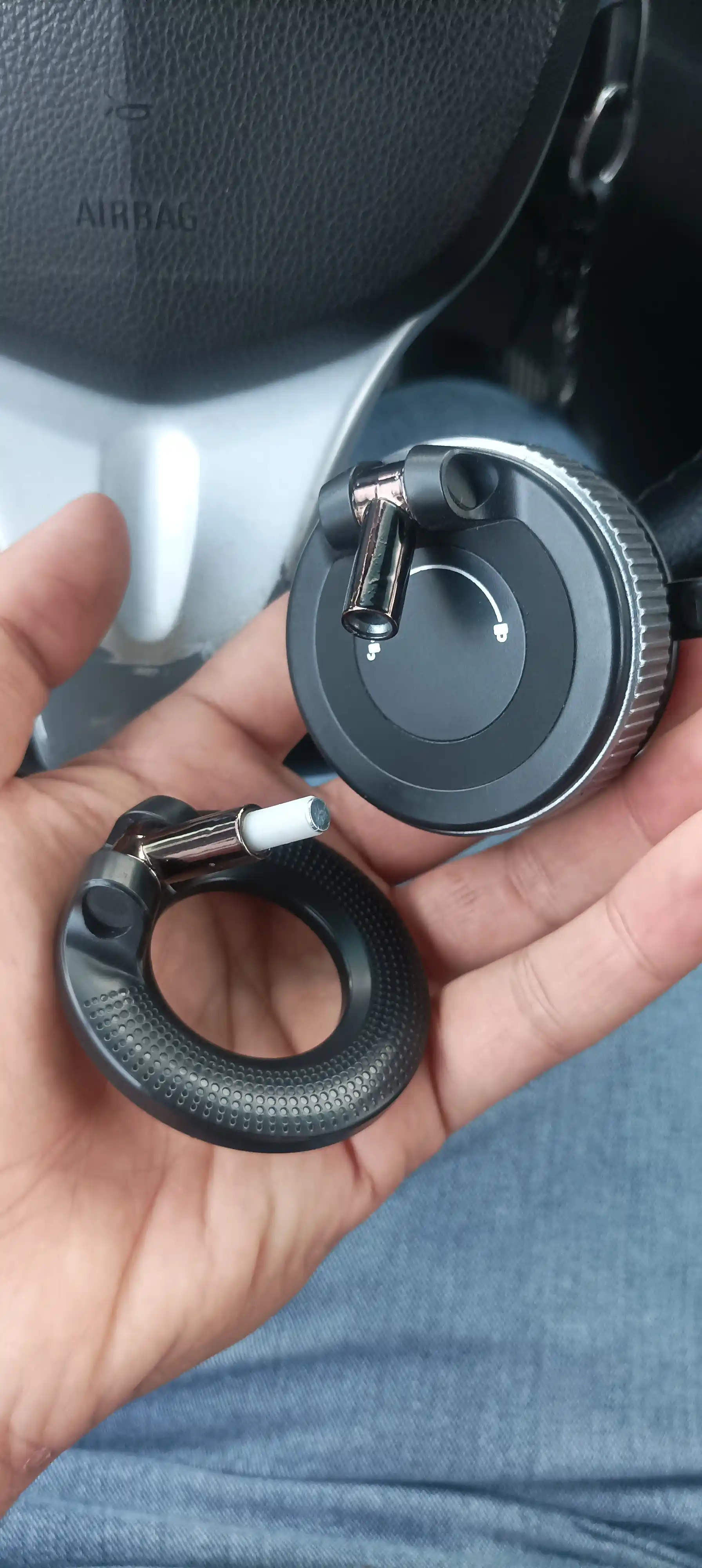 Avtomobil uchun magnit vakuumli telefon ushlagichi Magsafe bilan, 360 darajali, prisoskali