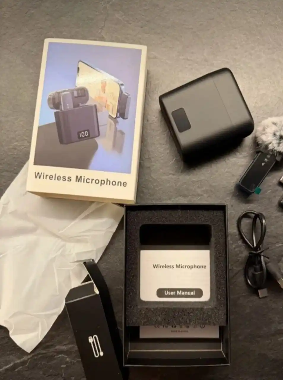 Mikrofon petlichka simsiz telefon uchun, professional mikrofon iPhone va Android uchun