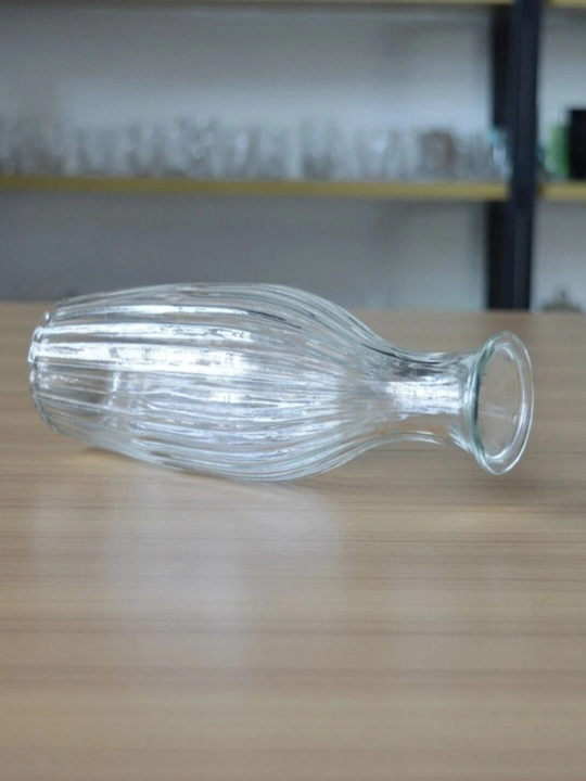 Ichki dizayn uchun gullar va quritilgan gullar uchun kichik shisha vazalar