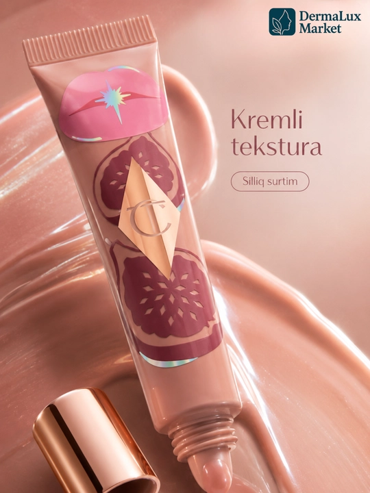Сияющий бальзам для губ Charlotte Tilbury Candy Fig, гладкий эффект, 1,4 мл
