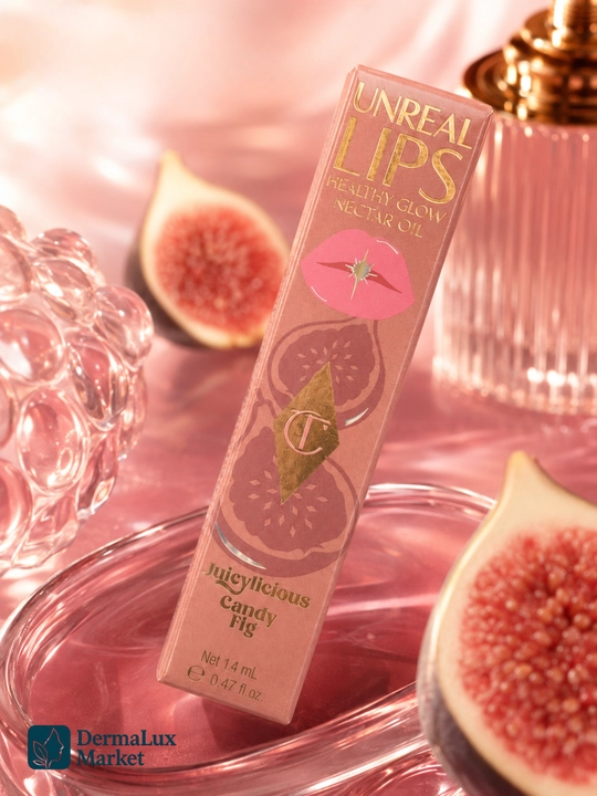 Сияющий бальзам для губ Charlotte Tilbury Candy Fig, гладкий эффект, 1,4 мл