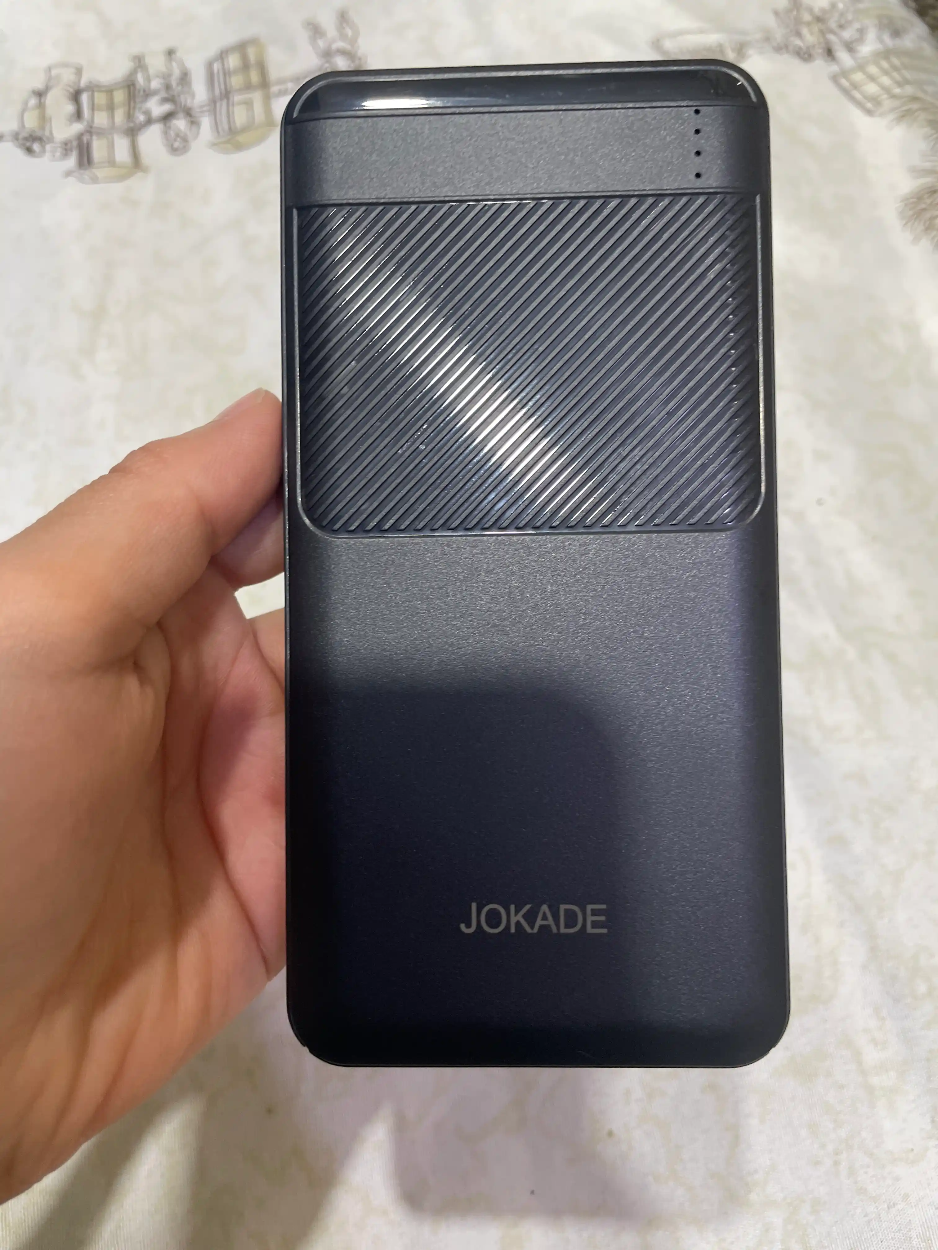JOKADE powerbank 10000 mAh qora tashqi akkumulyator, power bank 10000