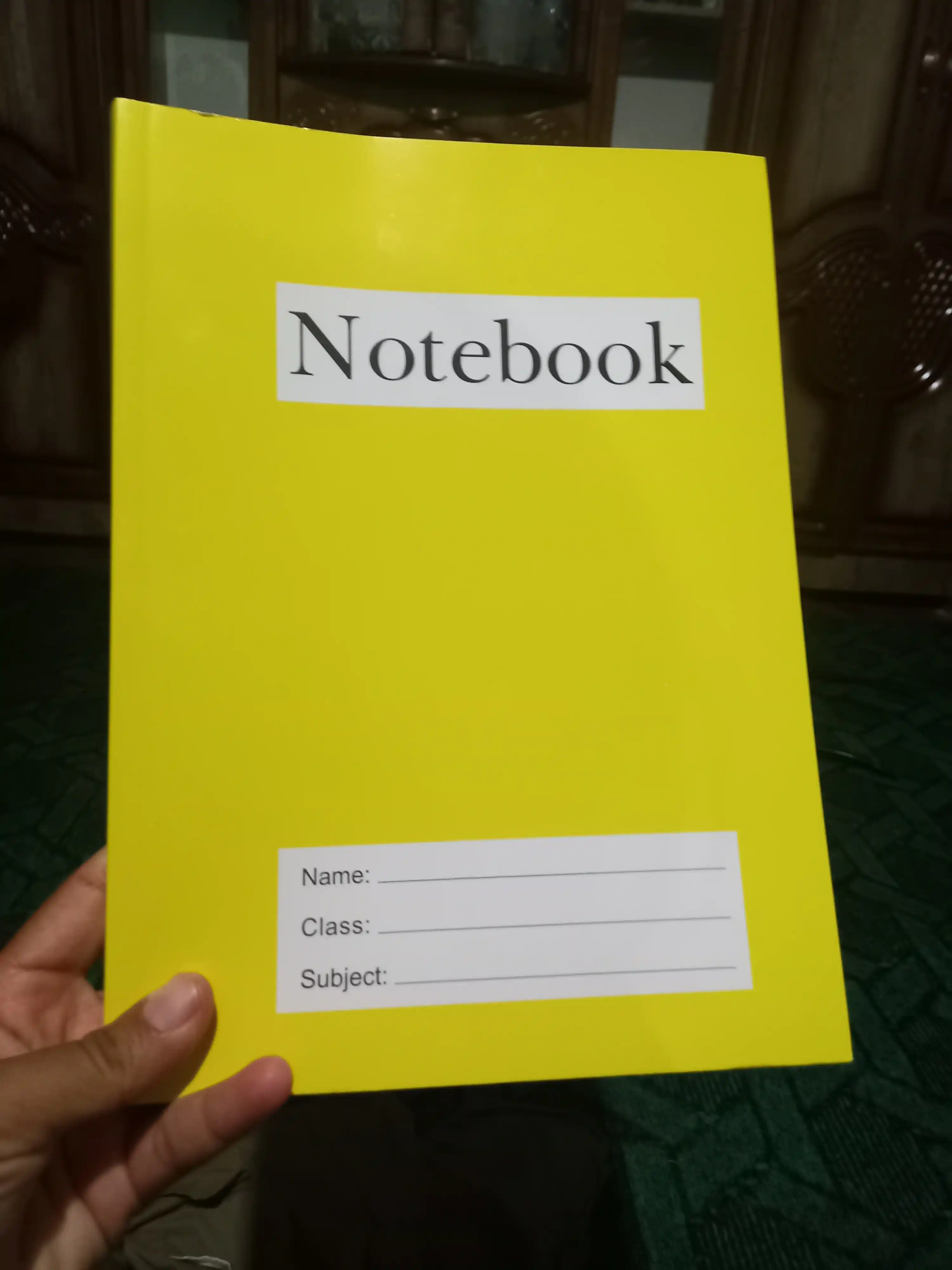 Katta daftar, umumiy, bloknot, A4 formati, 200 varaq, karton qopqoq