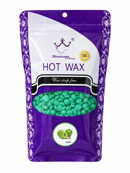 Горячий воск, воск в гранулах, воск для депиляции, hot wax, 100 г, зеленый воск
