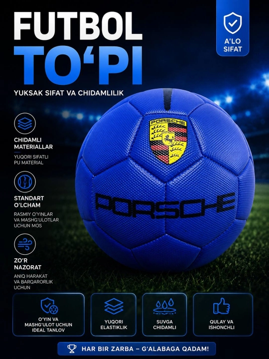 Futbol to‘pi World Cup 2026 TRIONDA, mashg‘ulot va o‘yin uchun, 5 o‘lcham - 