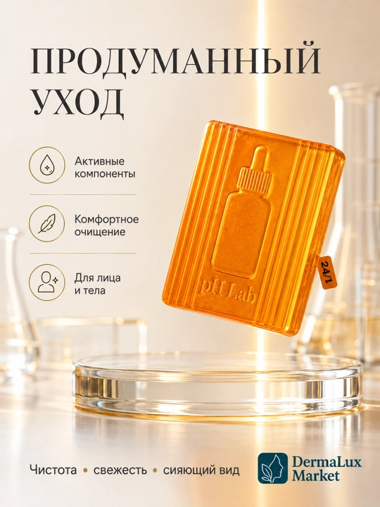 Koya kislotasi va kurkuma qo‘shilgan KOJISO pH Lab yuz tozalash sovuni, 90 g