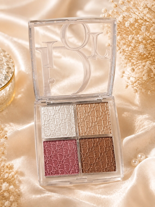 Dior Backstage Glow — xaylayter va rumyana paletkasi, 4 rang