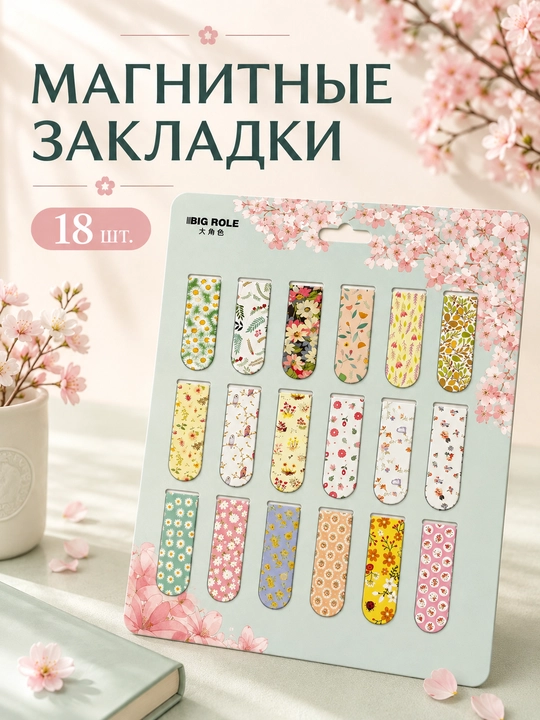 Kitoblar uchun magnitli xatcho‘plar to‘plami - 