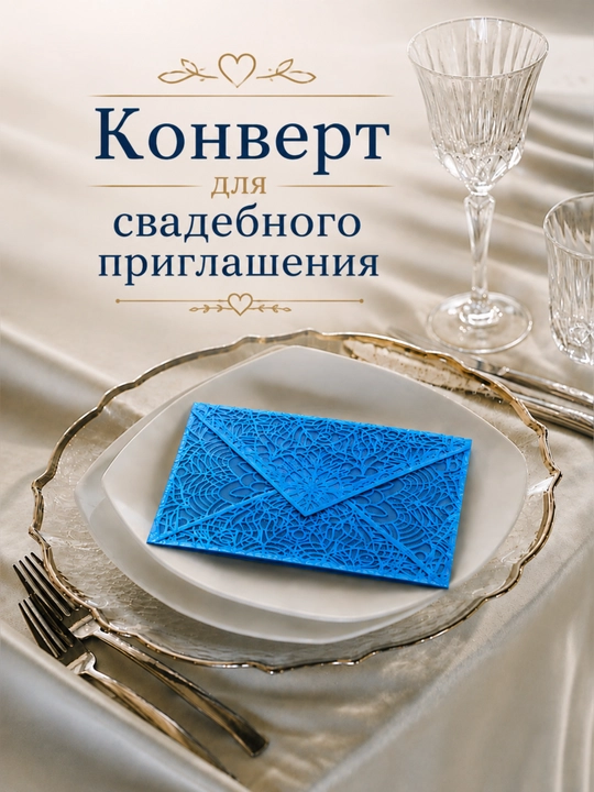 Кружевной, свадебный конверт для приглашения, декоративный конверт для денег и записки