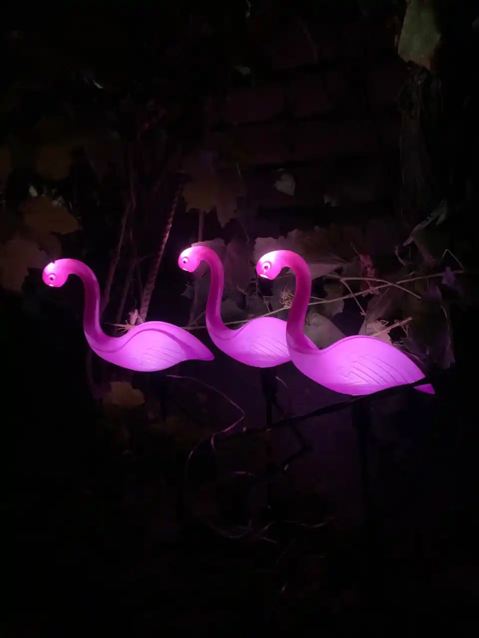 Quyosh batareyali bog‘ chirog‘i-figura, tipratikan, to‘tiqush, boyo‘g‘li, flamingo