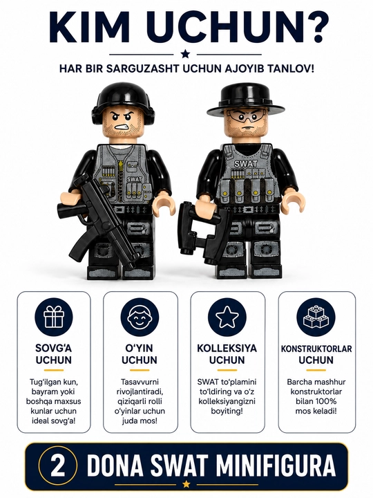Lego askarlar, o‘yinchoq armiya, askarchalar