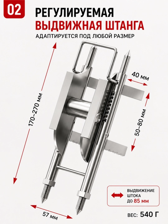 Yakkaxon sim tortish yordamchisi, metall rolikli, elektr quti va shkaf uchun