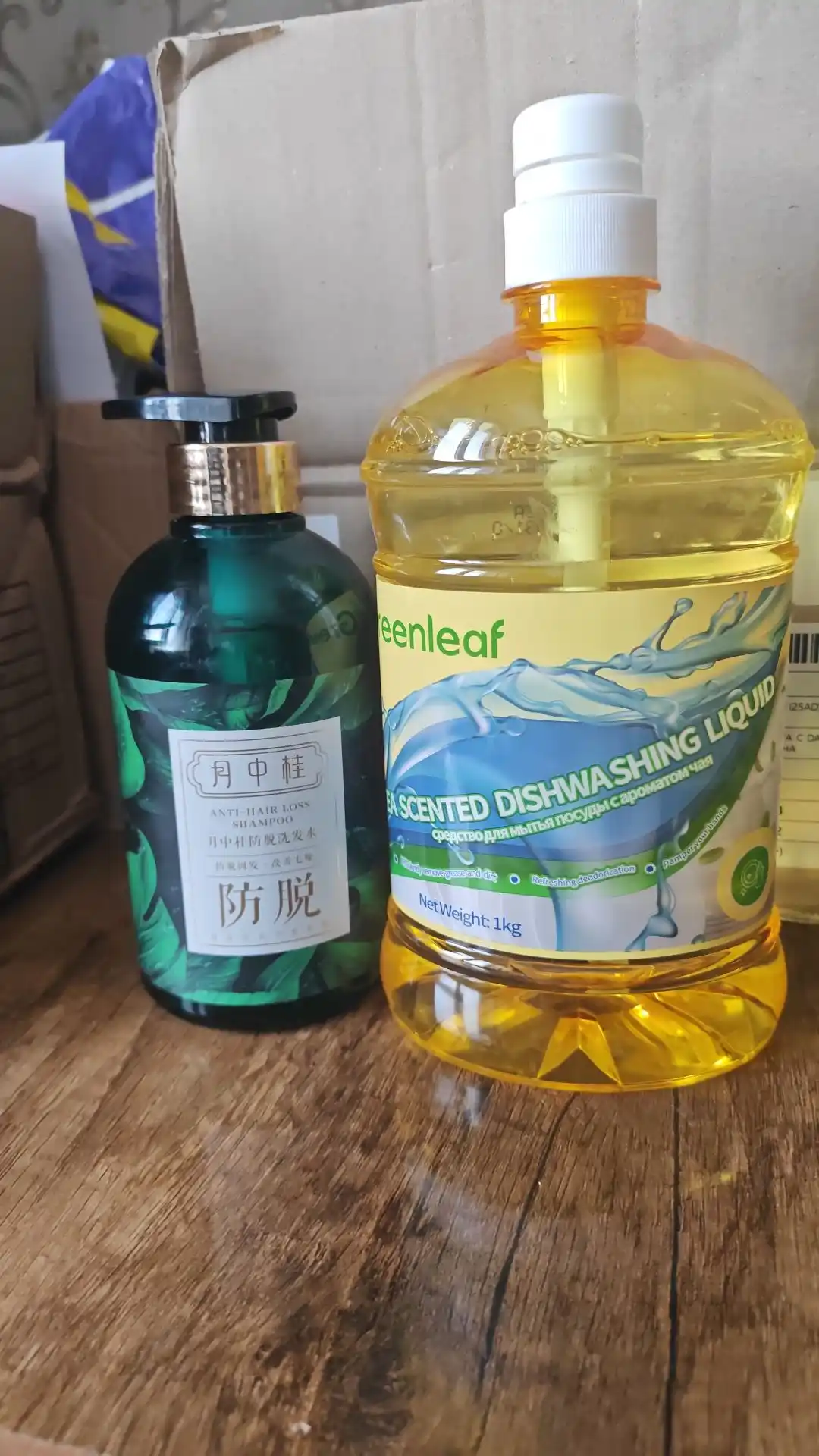Средство для мытья посуды Greenleaf, с ароматом имбиря и чая, против жира 1.25 кг, 1 кг
