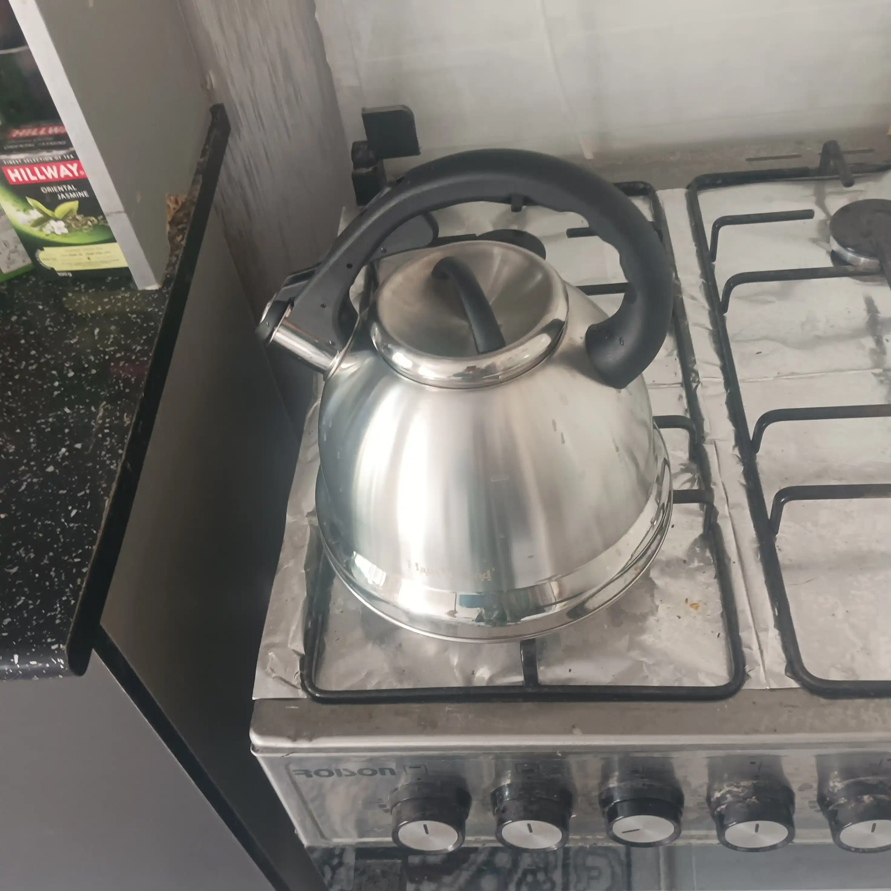 Haus Roland 3,5 lt hushtakli choynak: zanglamaydigan po‘lat, gaz va induksion plita uchun