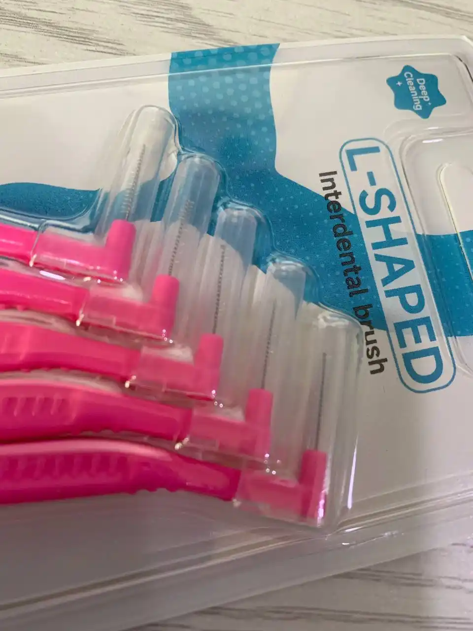 Tishlarni tozalash va breketlar uchun tishlararo yorshiklar,interdental cho‘tkalar, 5 dona