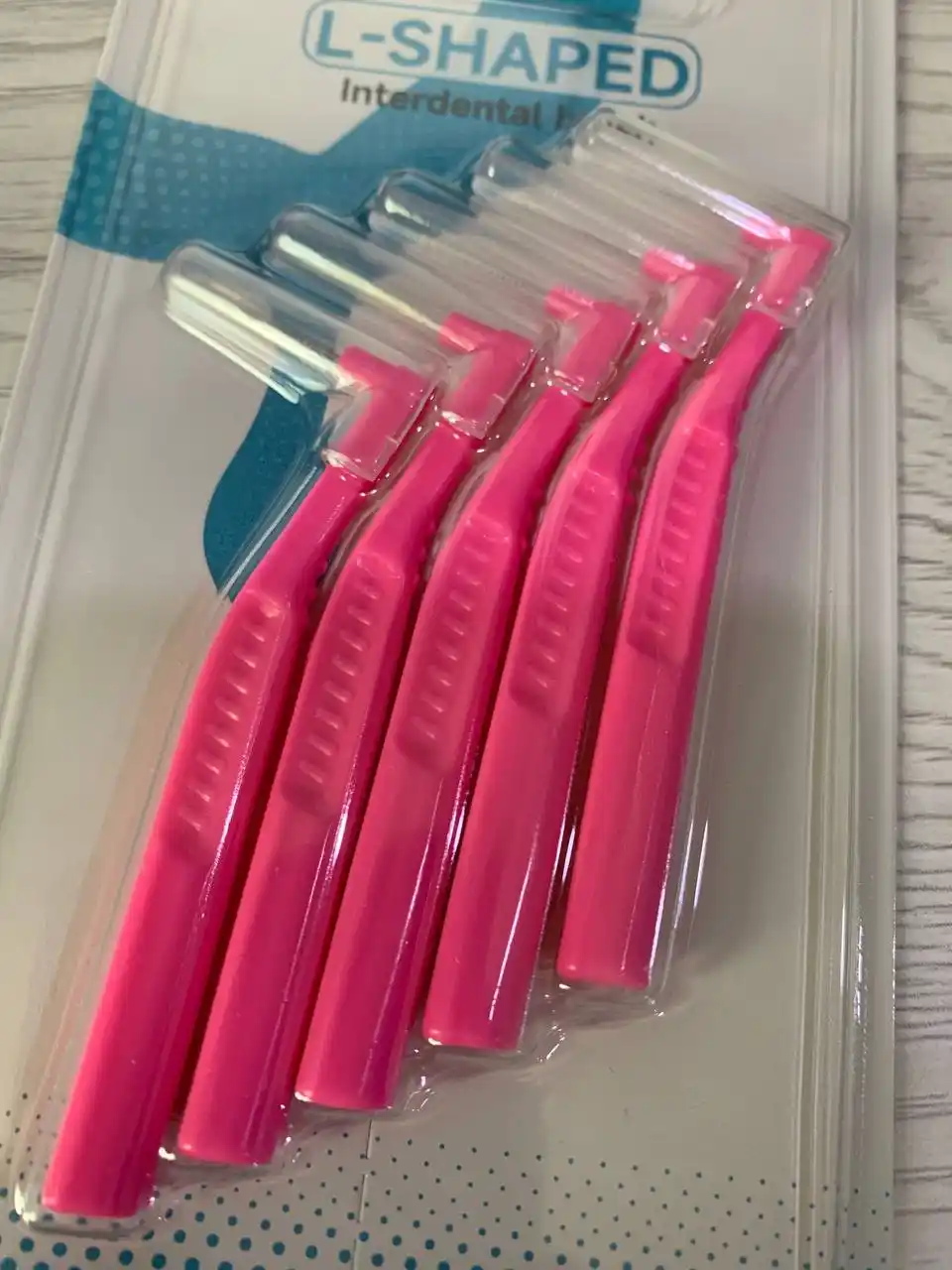 Tishlarni tozalash va breketlar uchun tishlararo yorshiklar,interdental cho‘tkalar, 5 dona
