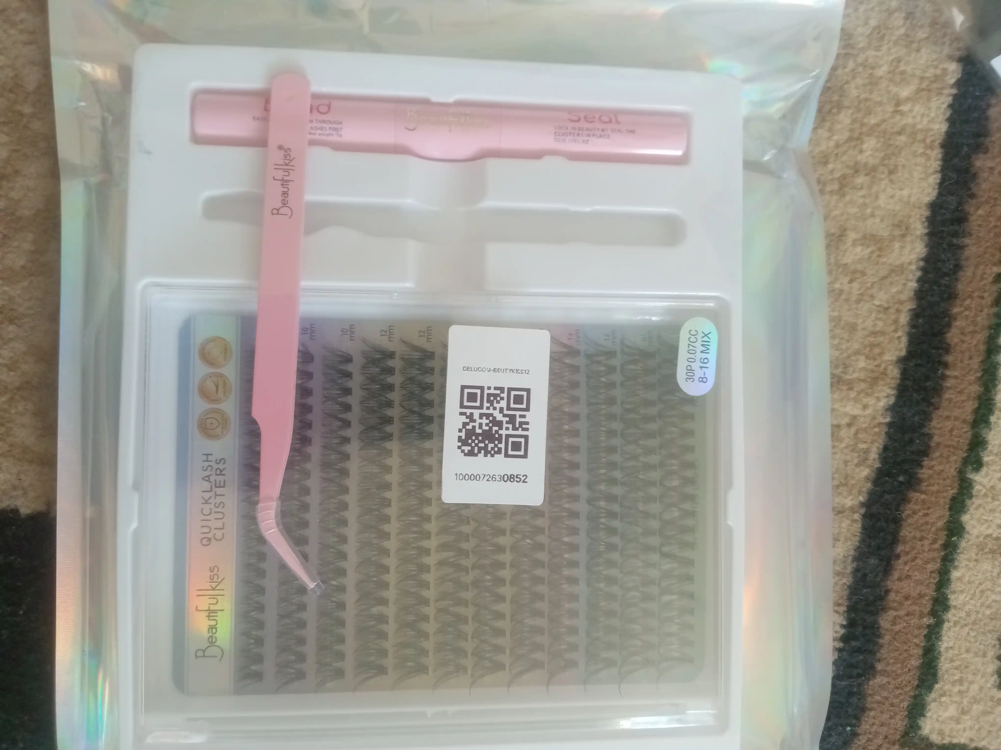 Профессиональный набор пучковых ресниц "Beautifullkiss Lash Kit"