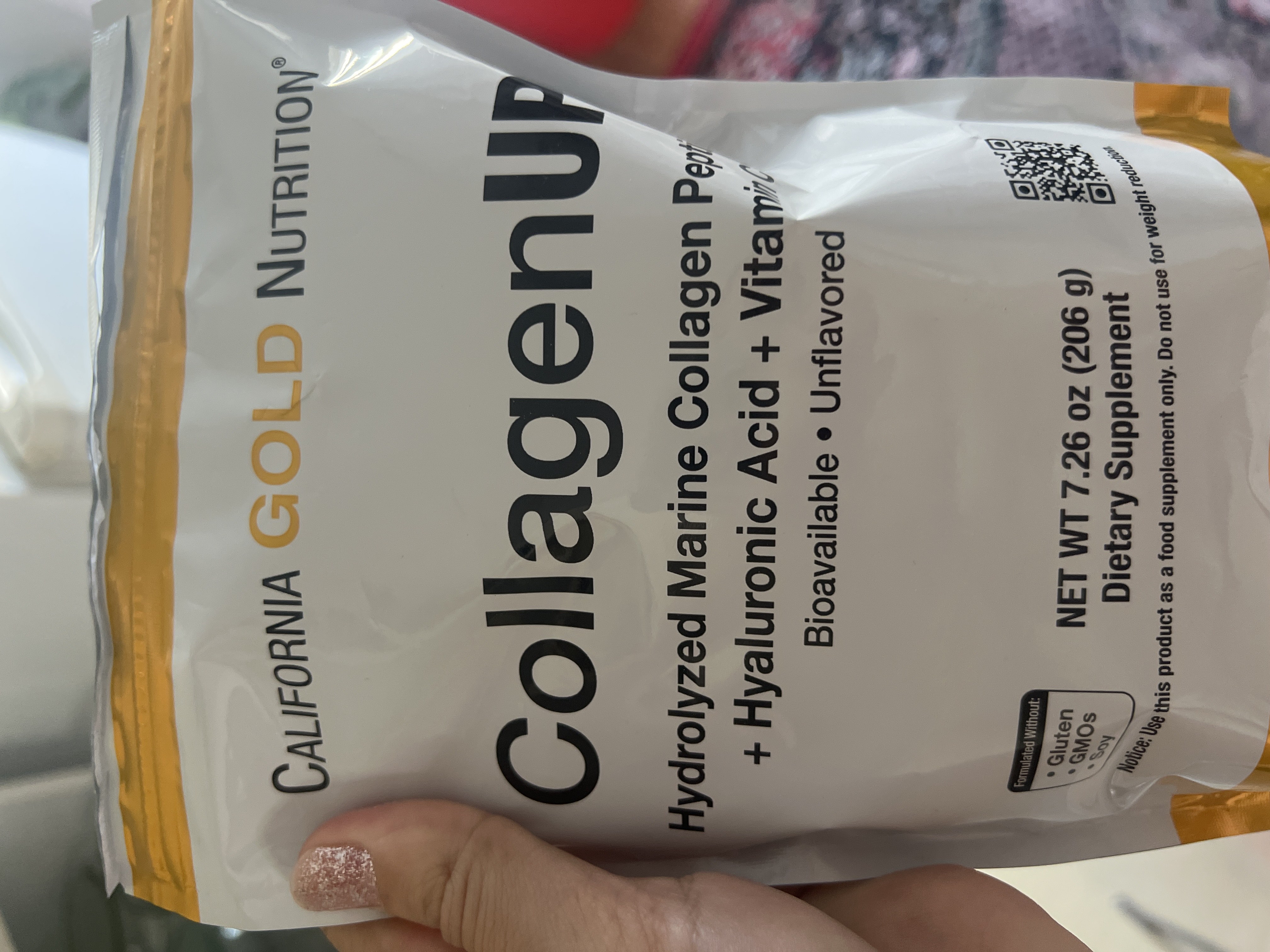 California Gold Nutrition, CollagenUP®, Коллаген с нейтральным вкусом, 206 г